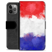 iPhone 11 Pro Max Premium Flip Cover med Pung - Fransk Flag
