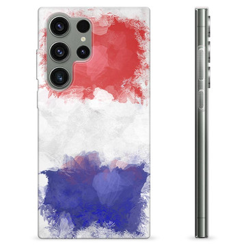 Samsung Galaxy S23 Ultra 5G TPU Cover - Fransk Flag