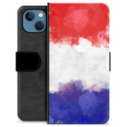 iPhone 13 Premium Flip Cover med Pung - Fransk Flag