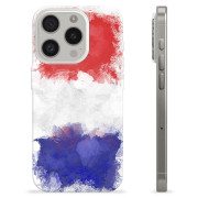 iPhone 15 Pro TPU Cover - Fransk Flag