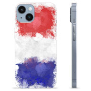 iPhone 14 TPU Cover - Fransk Flag