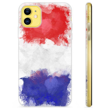 iPhone 11 TPU Cover - Fransk Flag