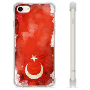 iPhone 7/8/SE (2020)/SE (2022) Hybrid-etui - Tyrkisk Flag