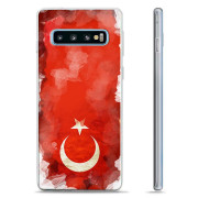 Samsung Galaxy S10+ TPU Cover - Tyrkisk Flag