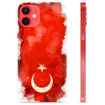 iPhone 12 mini TPU Cover - Tyrkisk Flag