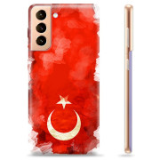 Samsung Galaxy S21+ 5G TPU Cover - Tyrkisk Flag