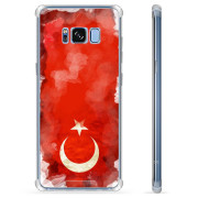 Samsung Galaxy S8+ Hybrid-etui - Tyrkisk Flag