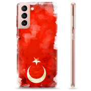 Samsung Galaxy S21 5G TPU Cover - Tyrkisk Flag