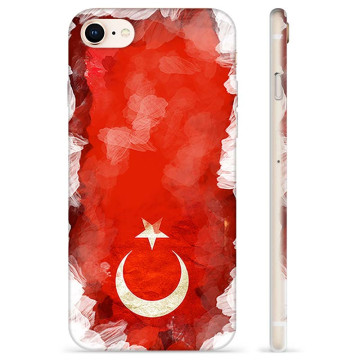 iPhone 7/8/SE (2020)/SE (2022) TPU Cover - Tyrkisk Flag