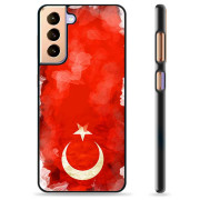 Samsung Galaxy S21+ 5G Beskyttelsescover - Tyrkisk Flag