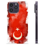 iPhone 14 Pro Max TPU Cover - Tyrkisk Flag