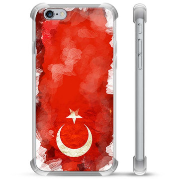 iPhone 6 / 6S Hybrid-etui - Tyrkisk Flag