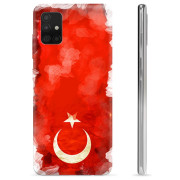 Samsung Galaxy A51 TPU Cover - Tyrkisk Flag