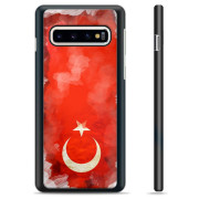 Samsung Galaxy S10 Beskyttelsescover - Tyrkisk Flag
