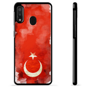Samsung Galaxy A20e Beskyttelsescover - Tyrkisk Flag
