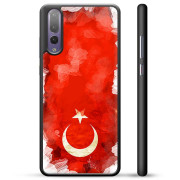 Huawei P20 Beskyttelsescover - Tyrkisk Flag