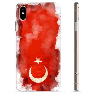 iPhone XS Max TPU Cover - Tyrkisk Flag
