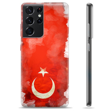 Samsung Galaxy S21 Ultra TPU Cover - Tyrkisk Flag