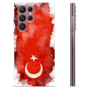 Samsung Galaxy S22 Ultra 5G TPU Cover - Tyrkisk Flag