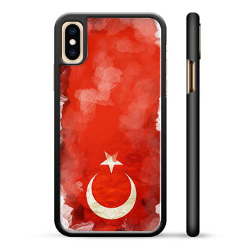 iPhone XS Max Beskyttelsescover - Tyrkisk Flag