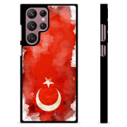 Samsung Galaxy S22 Ultra 5G Beskyttelsescover - Tyrkisk Flag