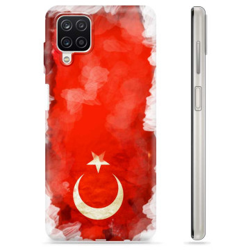 Samsung Galaxy A12 TPU Cover - Tyrkisk Flag