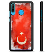 Huawei P30 Lite Beskyttelsescover - Tyrkisk Flag