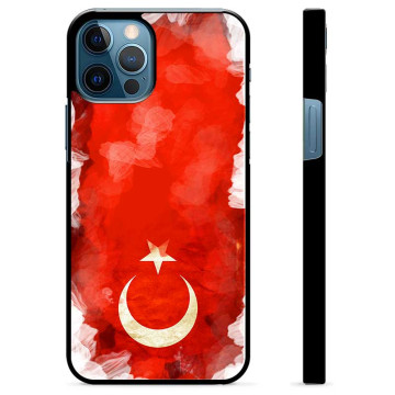 iPhone 12 Pro Beskyttelsescover - Tyrkisk Flag