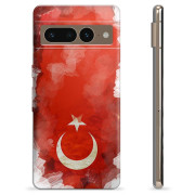 Google Pixel 7 Pro TPU Cover - Tyrkisk Flag
