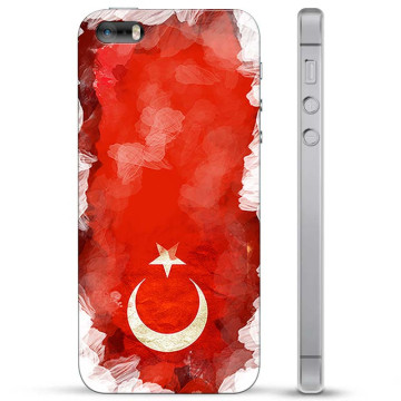 iPhone 5/5S/SE Hybrid-etui - Tyrkisk Flag