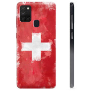 Samsung Galaxy A21s TPU Cover - Schweizisk Flag