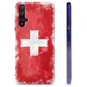 Huawei Nova 5T TPU Cover - Schweizisk Flag