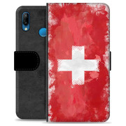 Huawei P30 Lite Premium Flip Cover med Pung - Schweizisk Flag