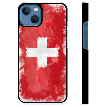 iPhone 13 Beskyttelsescover - Schweizisk Flag