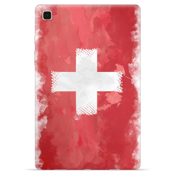 Samsung Galaxy Tab A7 10.4 (2020) TPU Cover - Schweizisk Flag