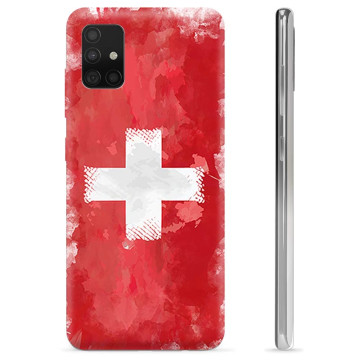 Samsung Galaxy A51 TPU Cover - Schweizisk Flag