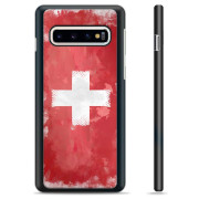 Samsung Galaxy S10 Beskyttelsescover - Schweizisk Flag