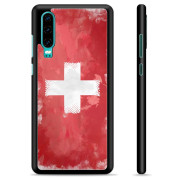 Huawei P30 Beskyttelsescover - Schweizisk Flag