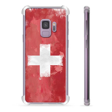 Samsung Galaxy S9+ Hybrid-etui - Schweizisk Flag