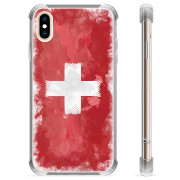 iPhone X / iPhone XS Hybrid-etui - Schweizisk Flag