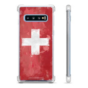 Samsung Galaxy S10+ Hybrid-etui - Schweizisk Flag
