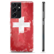 Samsung Galaxy S21 Ultra 5G TPU Cover - Schweizisk Flag