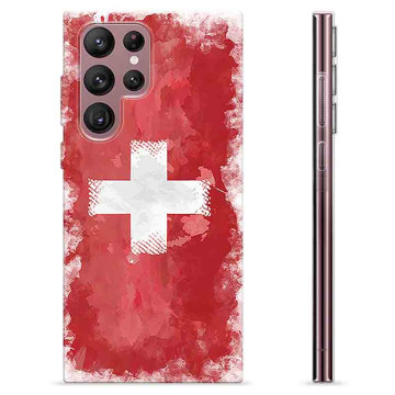 Samsung Galaxy S22 Ultra 5G TPU Cover - Schweizisk Flag