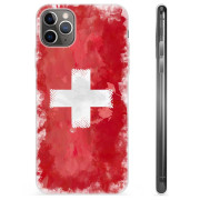 iPhone 11 Pro Max TPU Cover - Schweizisk Flag
