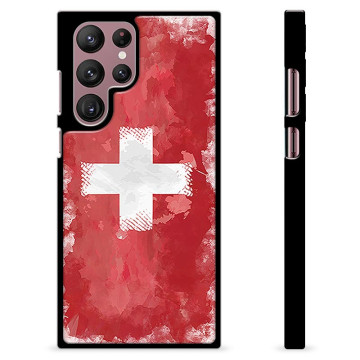 Samsung Galaxy S22 Ultra 5G Beskyttelsescover - Schweizisk Flag