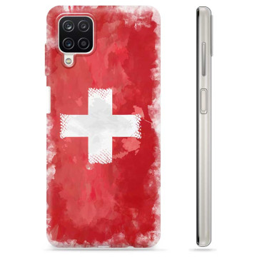 Samsung Galaxy A12 TPU Cover - Schweizisk Flag