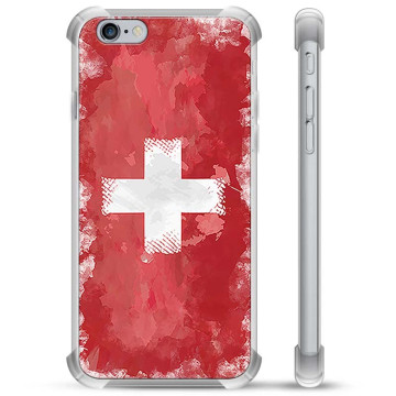 iPhone 6 Plus / 6S Plus Hybrid-etui - Schweizisk Flag