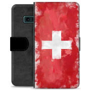 Samsung Galaxy S10e Premium Flip Cover med Pung - Schweizisk Flag