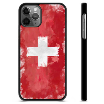 iPhone 11 Pro Max Beskyttelsescover - Schweizisk Flag