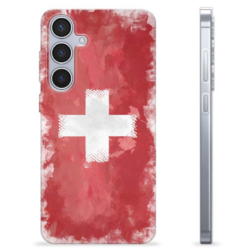 Samsung Galaxy S24+ TPU Cover - Schweizisk Flag